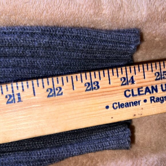 Vintage 90s Tommy Hilfiger Men XL Gray Knit Ribbon Full Zip Fall Sweater (U) - Picture 7 of 8